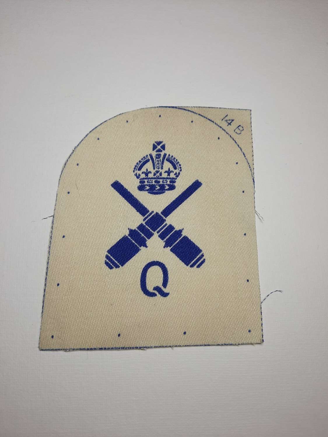 Royal Navy Quarters Rating Chief Petty Officer Gunnery Patch