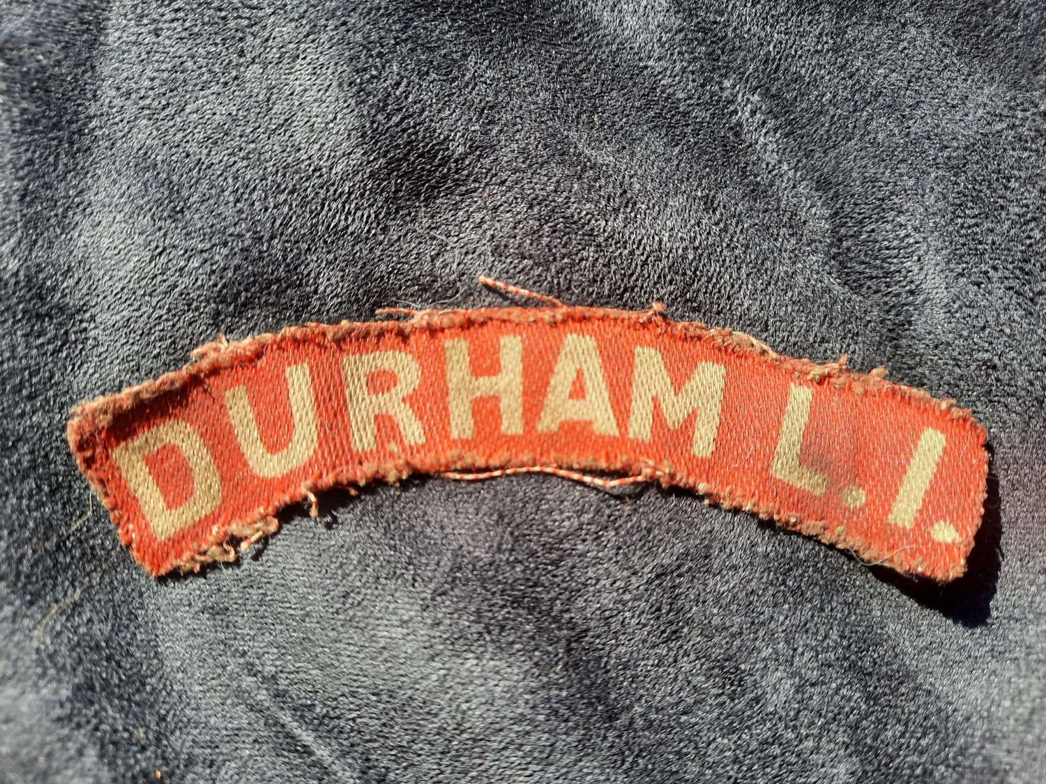 Durham Light Infantry Printed Shoulder Title