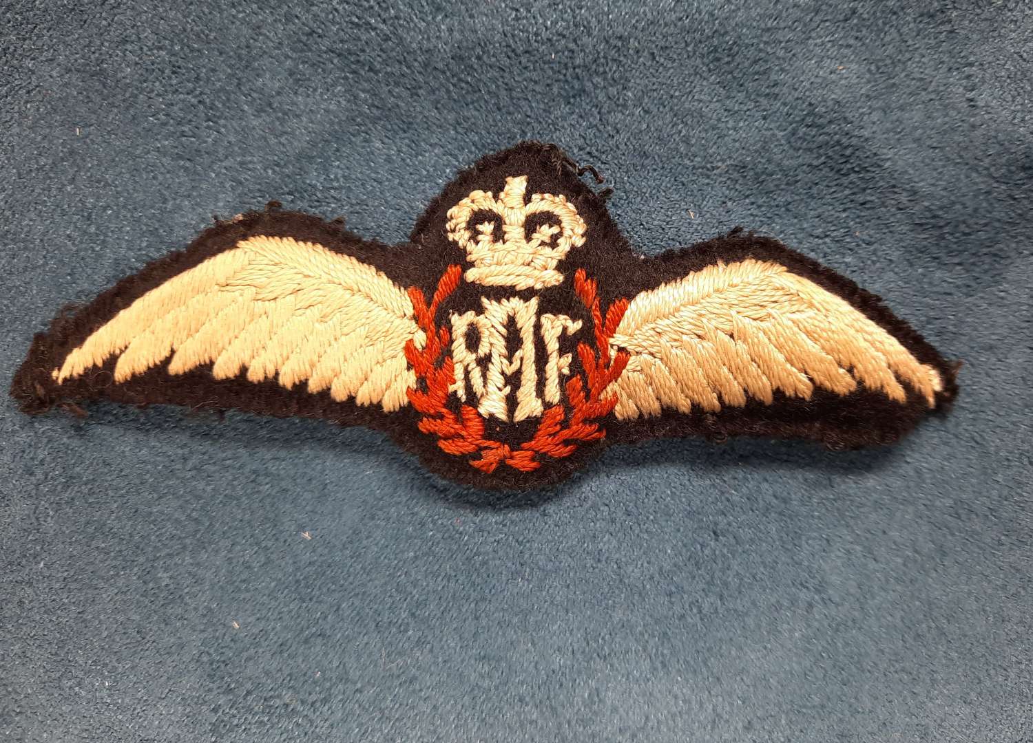 RAF 1950s Padded Pilots Wings Patch