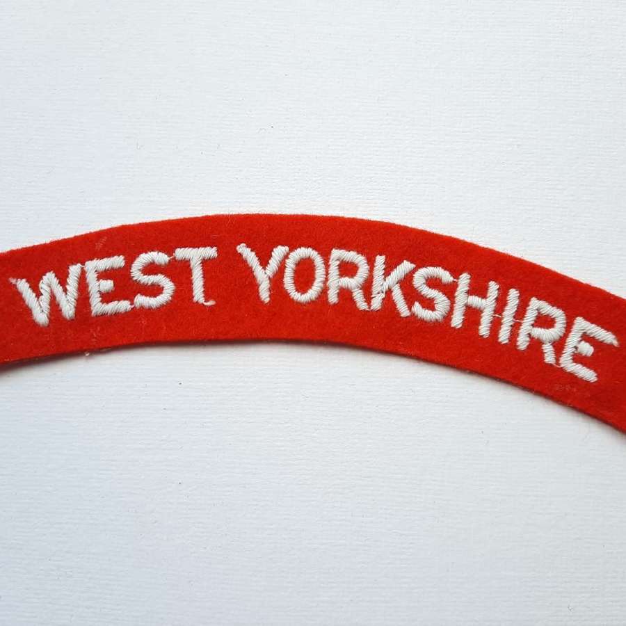 West Yorkshire Regiment Shoulder Title