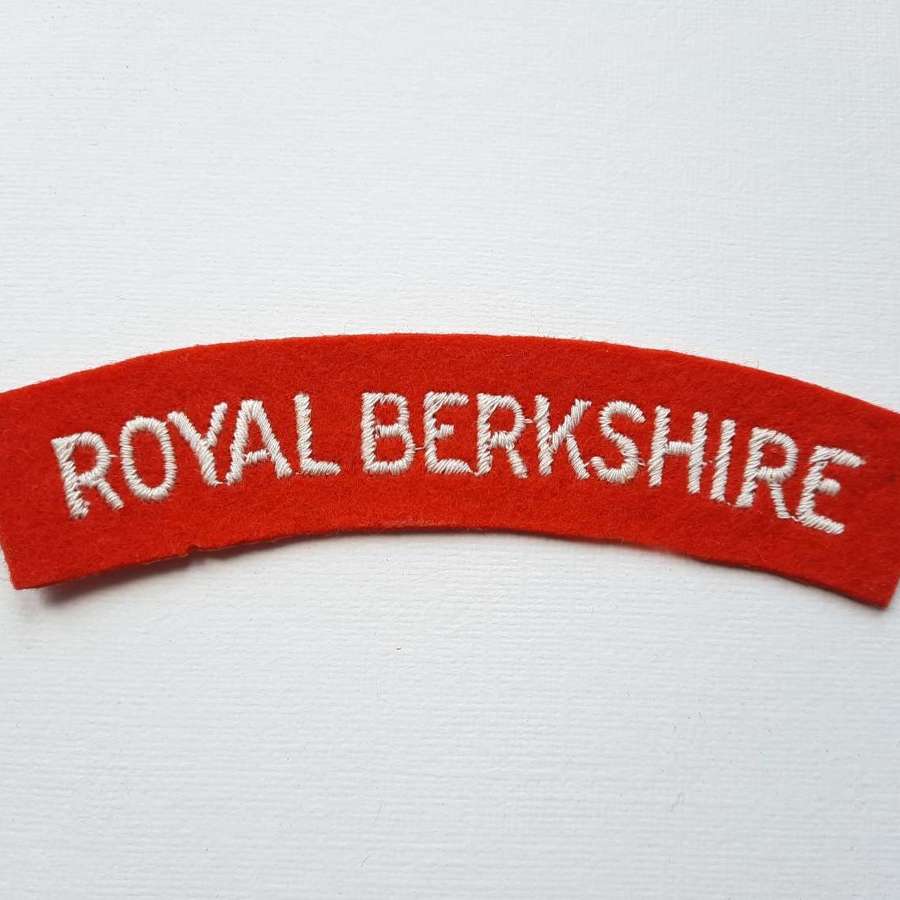 Royal Berkshire Regiment Shoulder Title