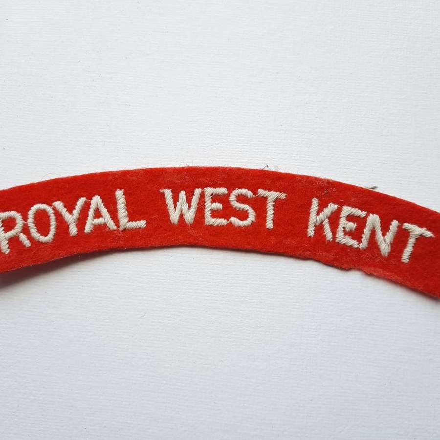 Royal West Kent Regiment Shoulder Title