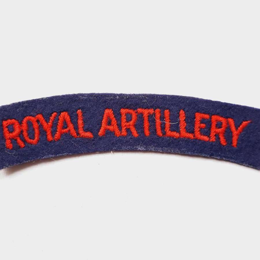 Royal Artillery Shoulder Title