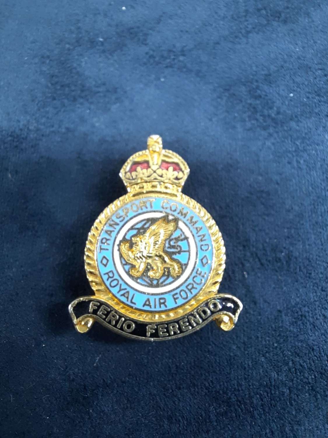 RAF Air Transport Command Lapel Badge
