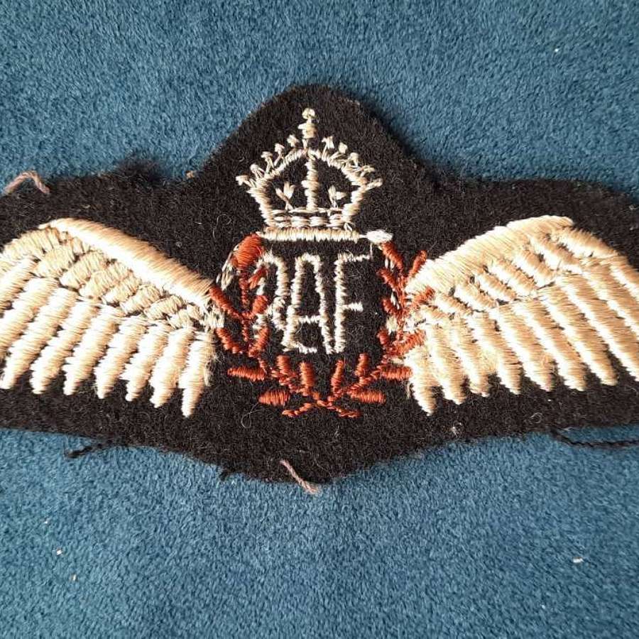 RAF Pilot Wings Canadian Made