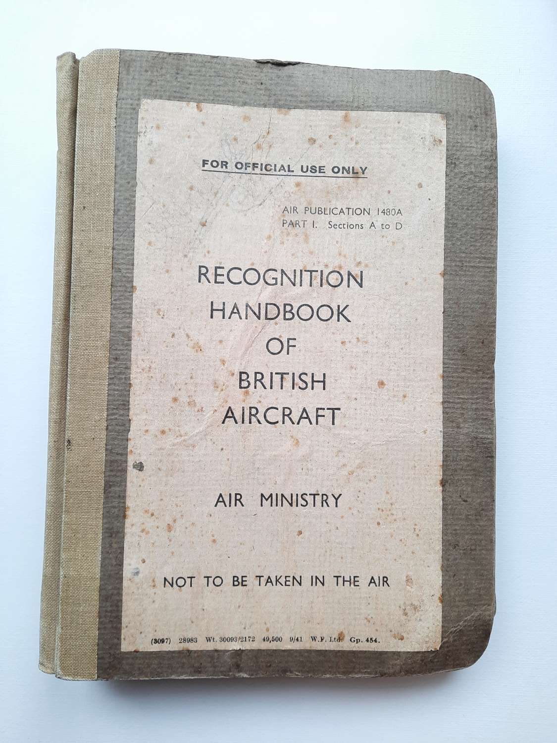 Air Ministry Recognition Handbook of British Aircraft