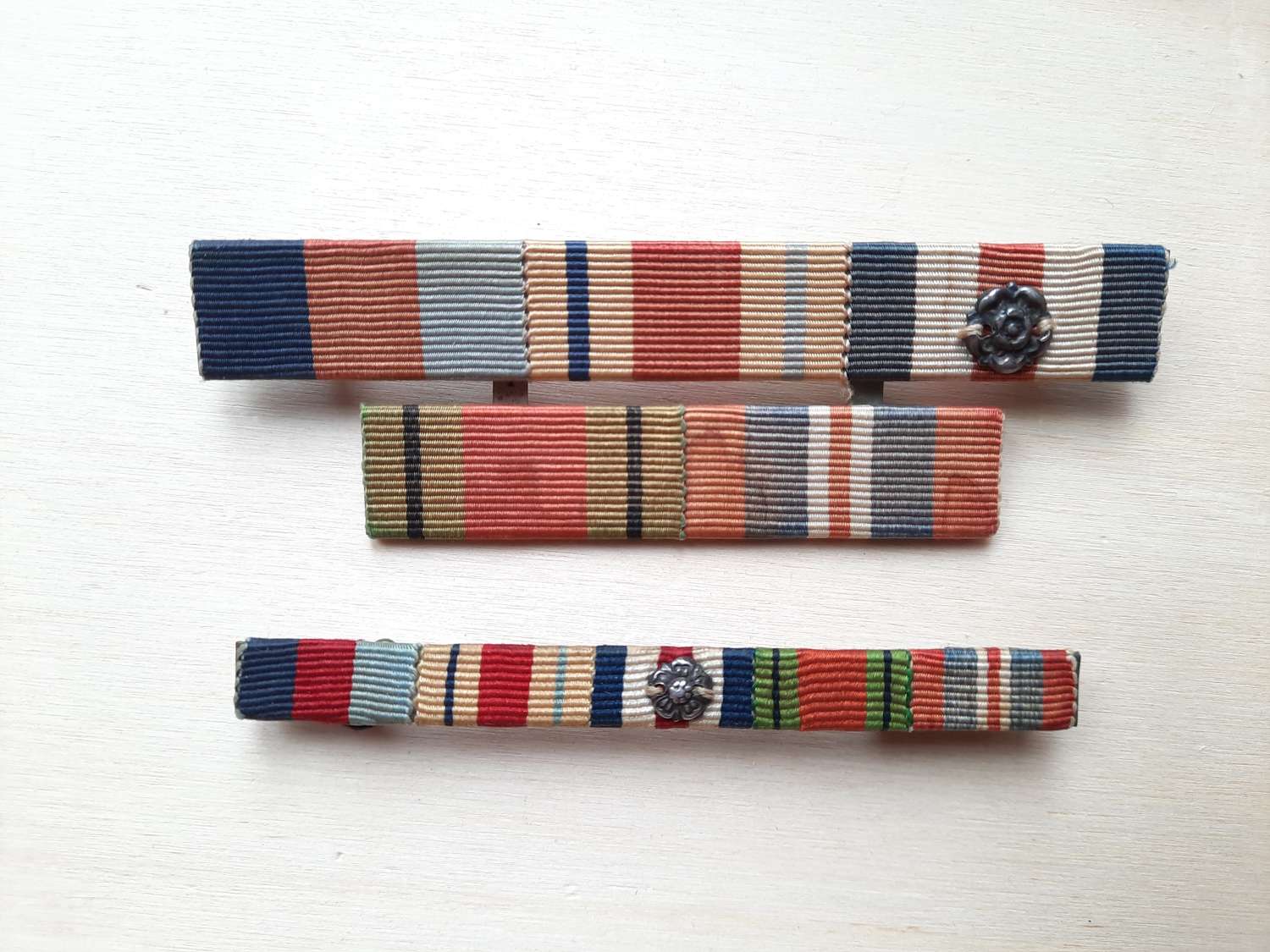 WW2 European Campaign Medal Ribbon Bars
