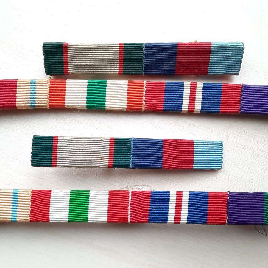 Medal Ribbon Bars Pre-WW2 and WW2 Service