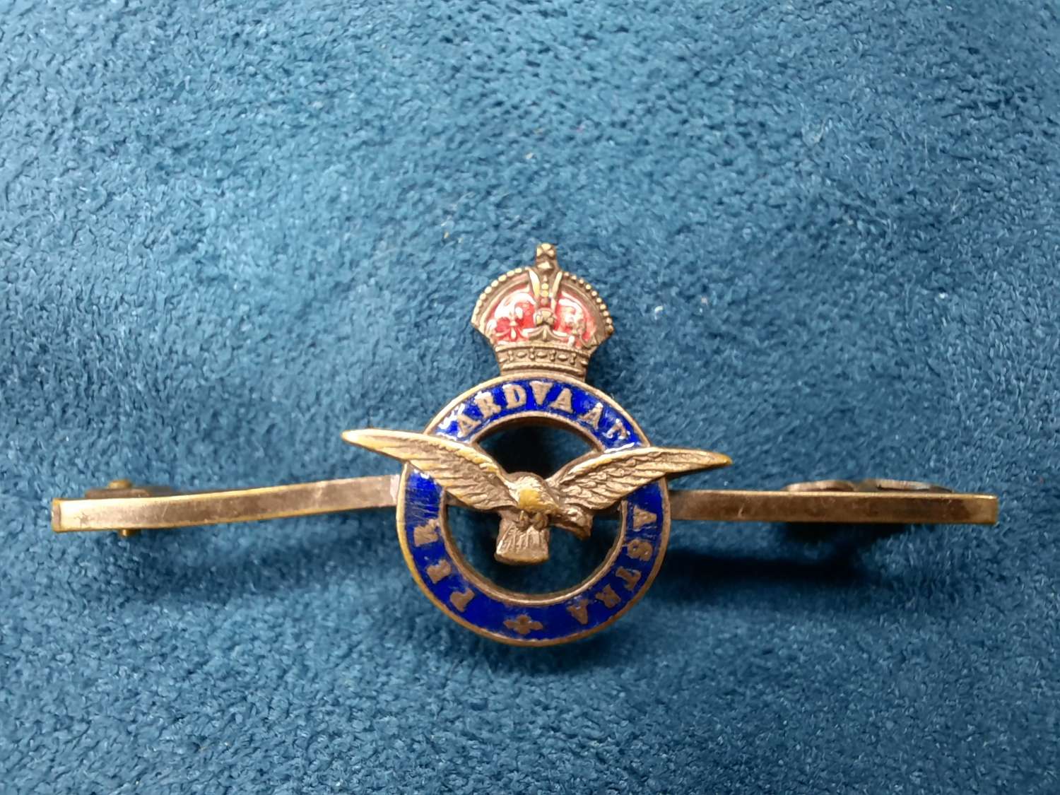 WW2 RAF Per Ardua ad Astra Tie Pin