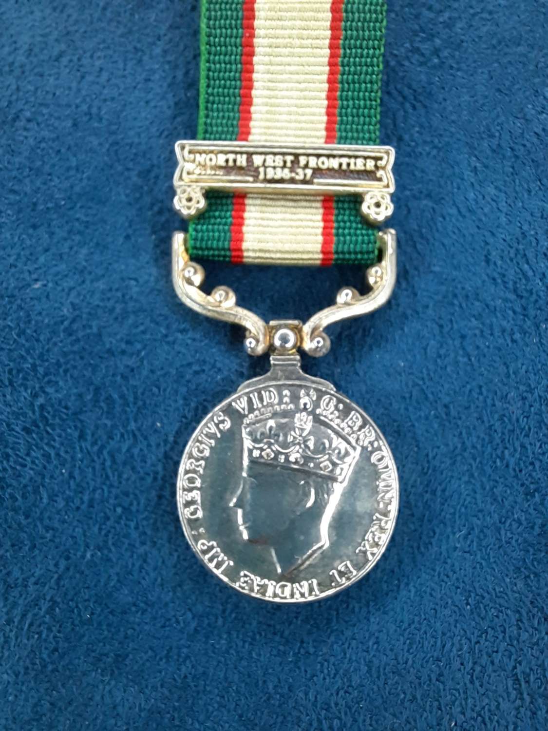 MINIATURE INDIA GENERAL SERVICE MEDAL 1936-1939