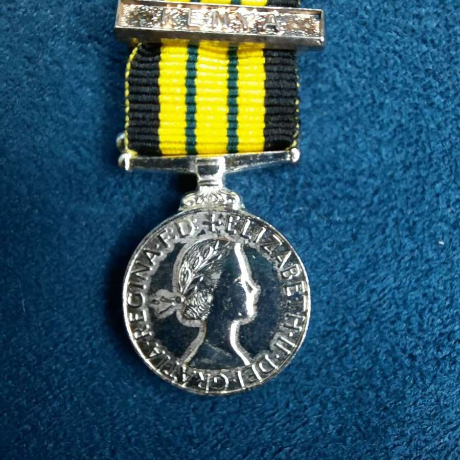 Miniature Africa General Service Medal ERII