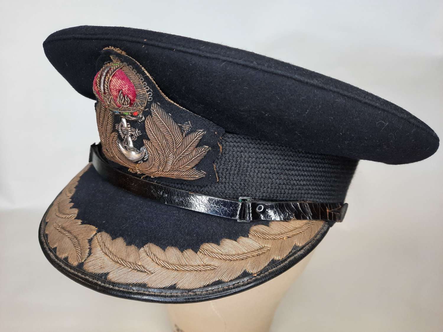 WW2 Royal Navy Captain's Cap
