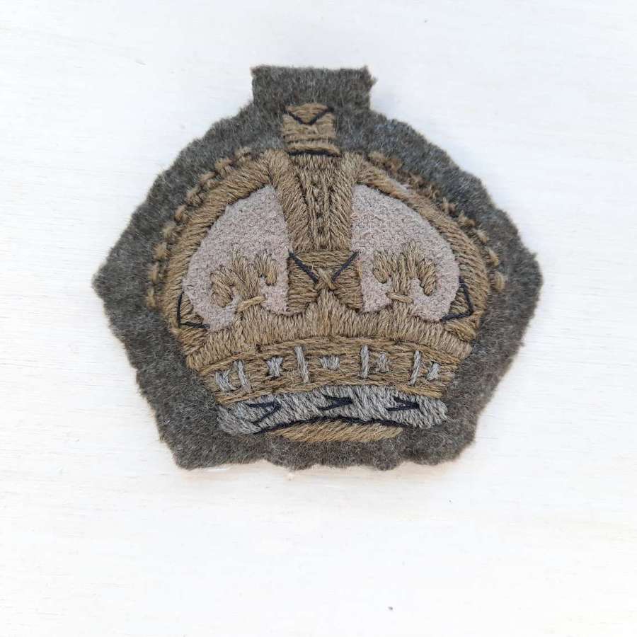 WW2 British Army Warrant Officer 2nd Class Patch