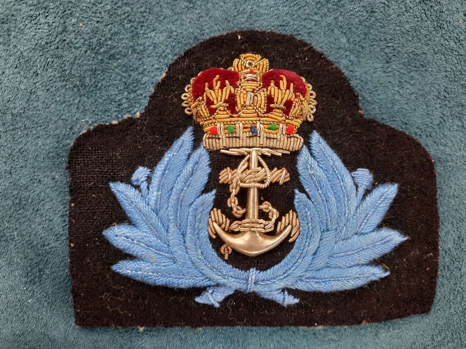 Post-War Womens' Royal Naval Service Officer Cap Badge