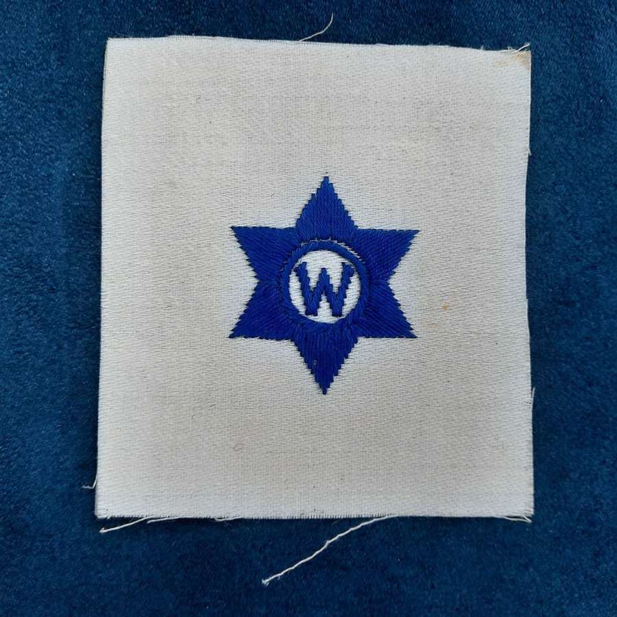 WW2 Royal Navy Writer Rating Patch