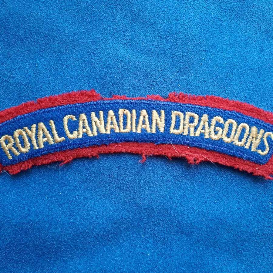 Royal Canadian Dragoons Shoulder Title