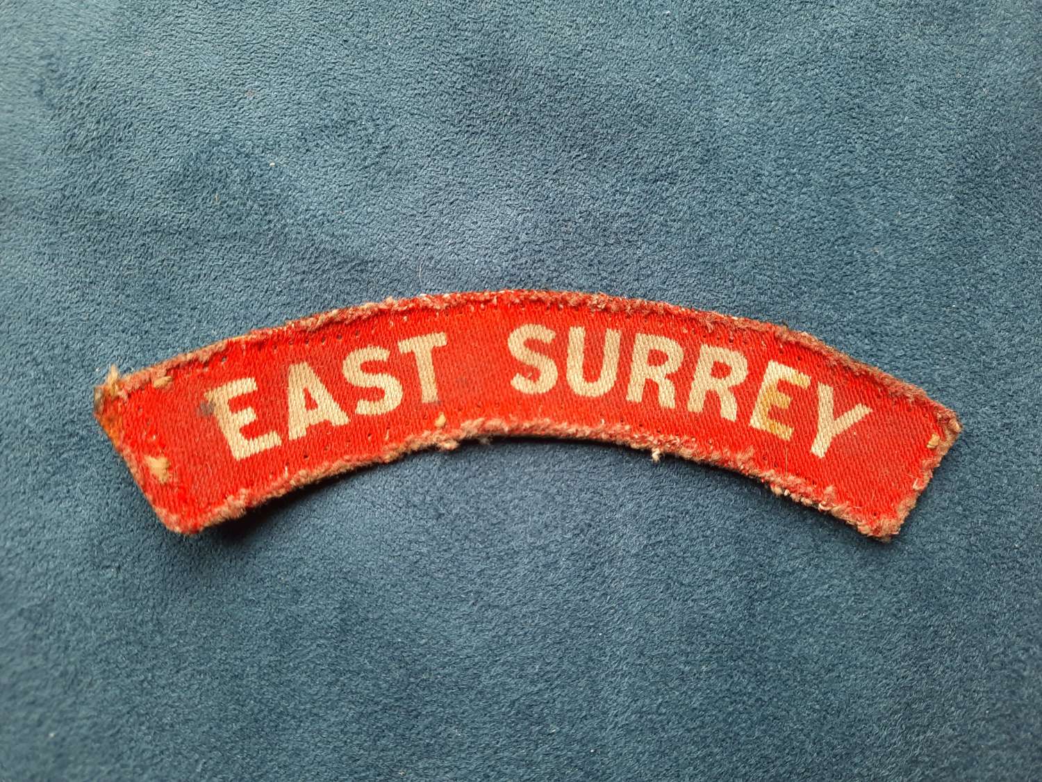 East Surrey Regiment Printed Shoulder Title