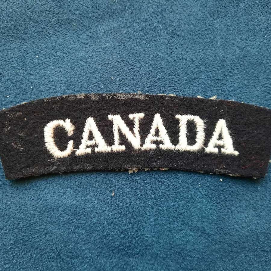 WW2 CANADA Shoulder Title