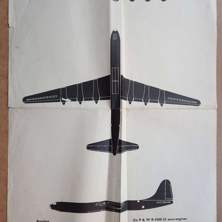 XB-36 Recognition Poster