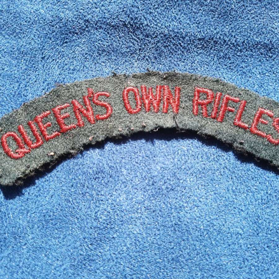 Canada Queen's Own Rifles of Canada Shoulder Title