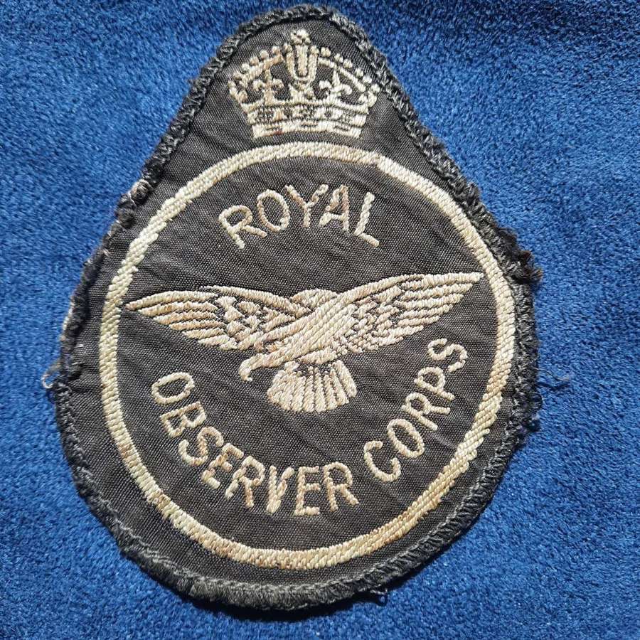 Royal Observer Corps Patch