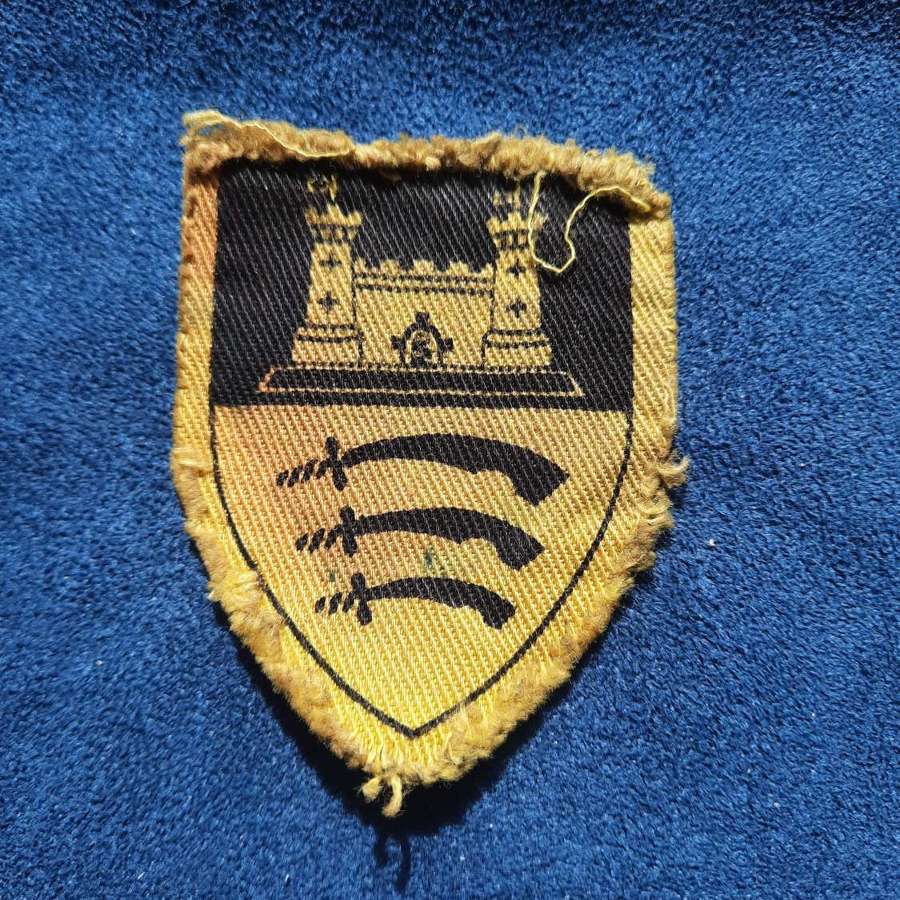 WW2 Essex and Suffolk District Printed Patch