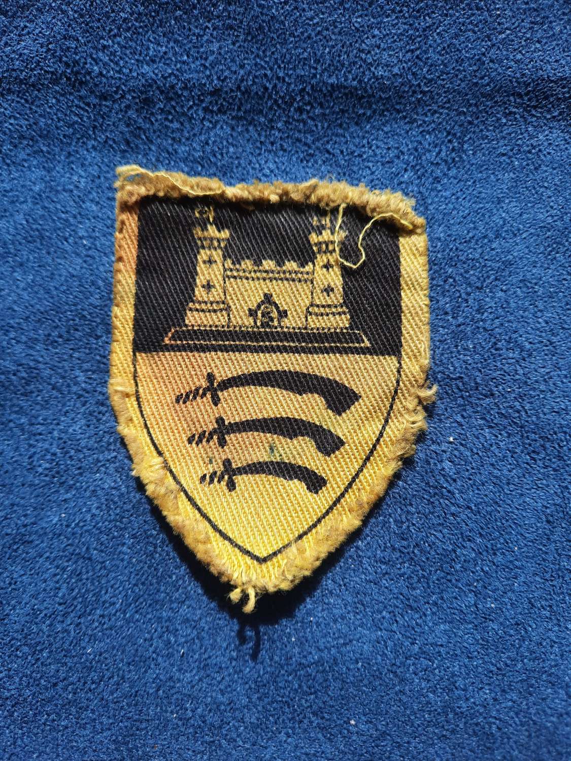 WW2 Essex and Suffolk District Printed Patch