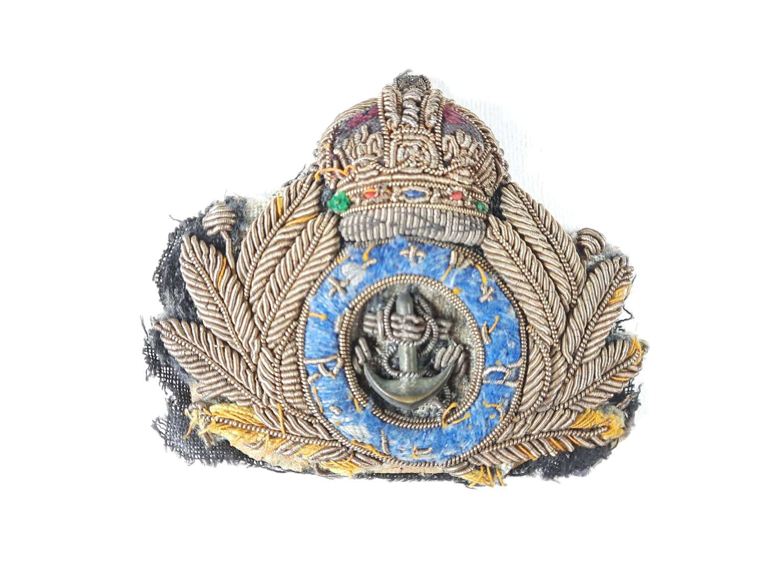 WW2 Royal Navy Transport Officer's Cap Badge