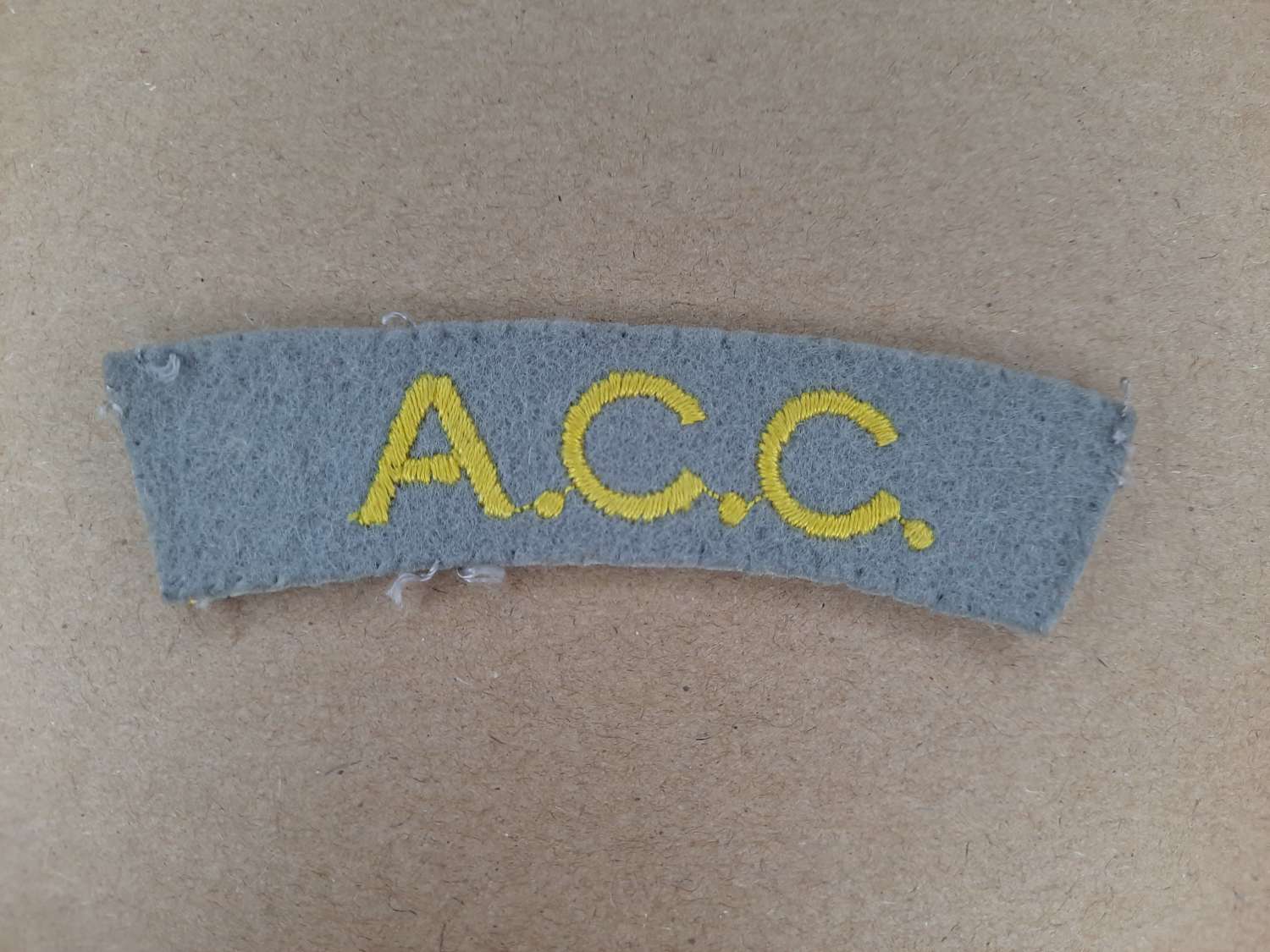 WW2 Army Catering Corps Shoulder Title