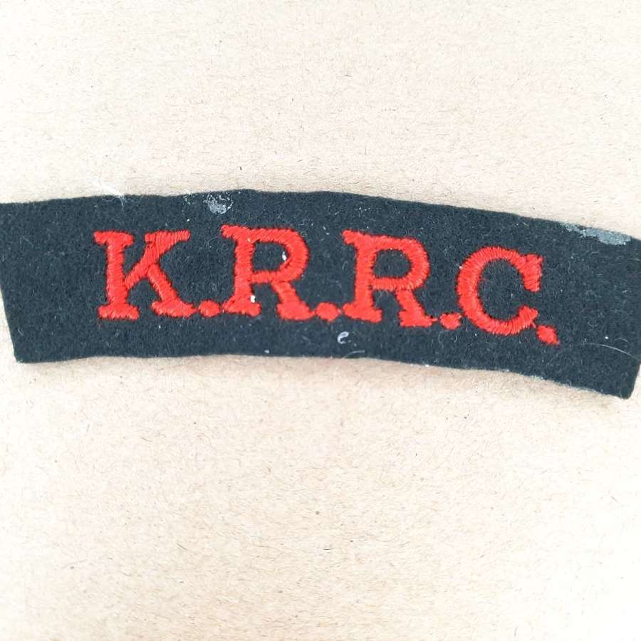 King's Royal Rifle Corps Shoulder Title