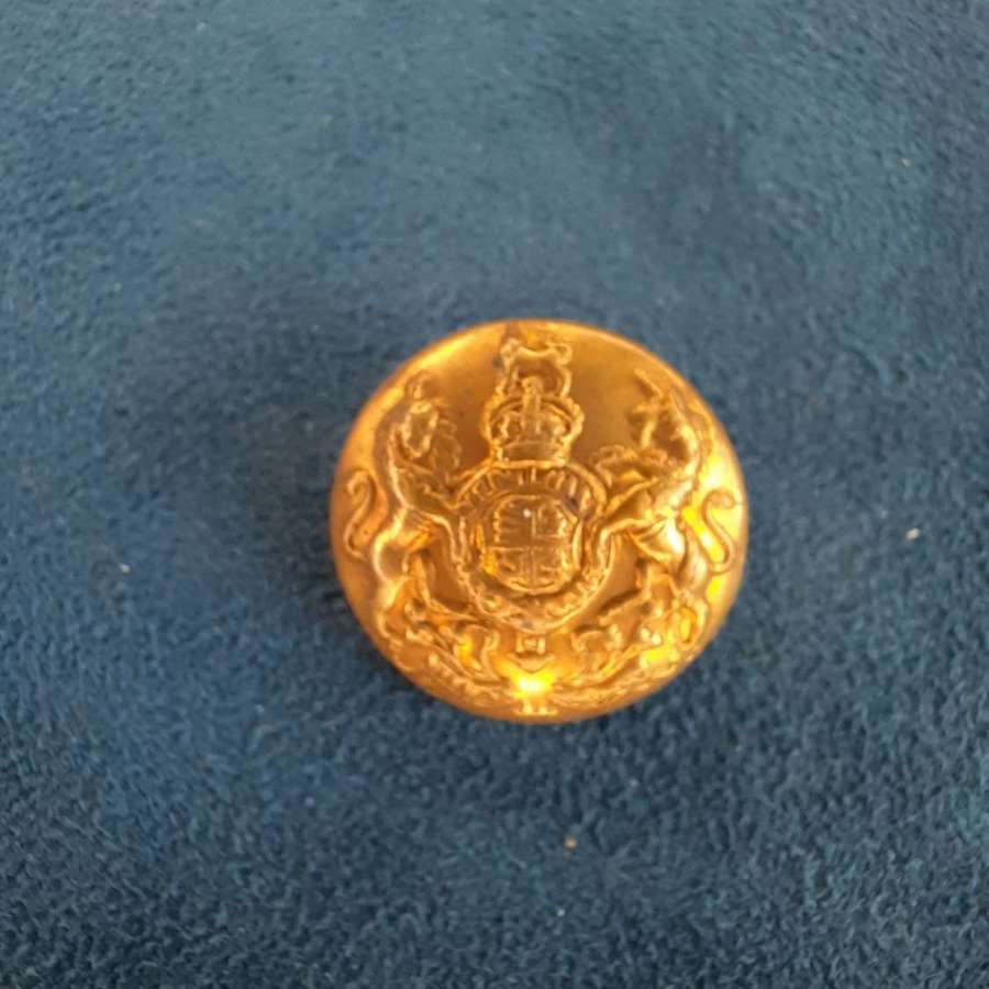 WW2 British Army General Service Button Sweetheart Brooch