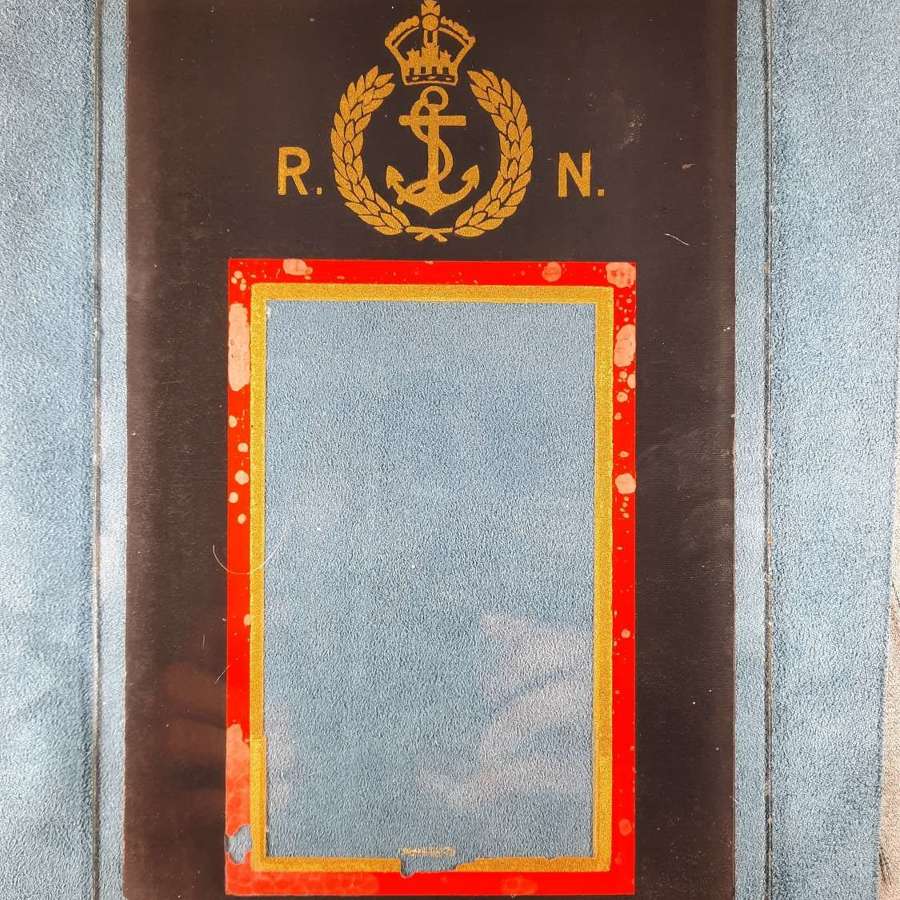WW2 Royal Navy Picture Frame Glass Surround