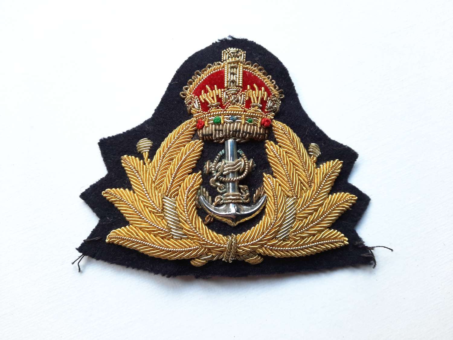 Reproduction Royal Navy Officer's Cap Badge