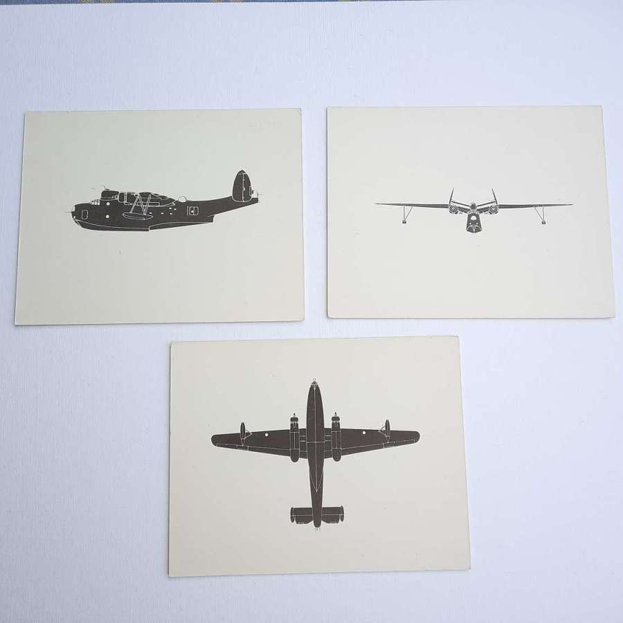 PBM-3 Mariner I Aircraft Recognition Cards