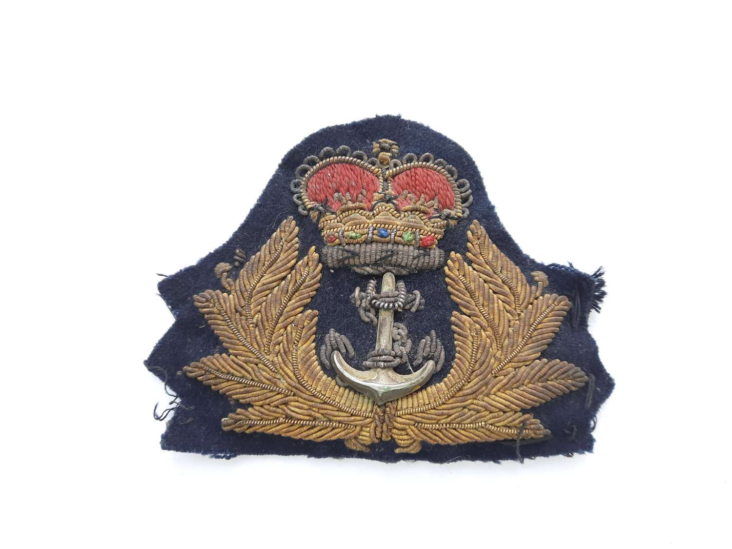 Royal Navy Officer's Cap badge