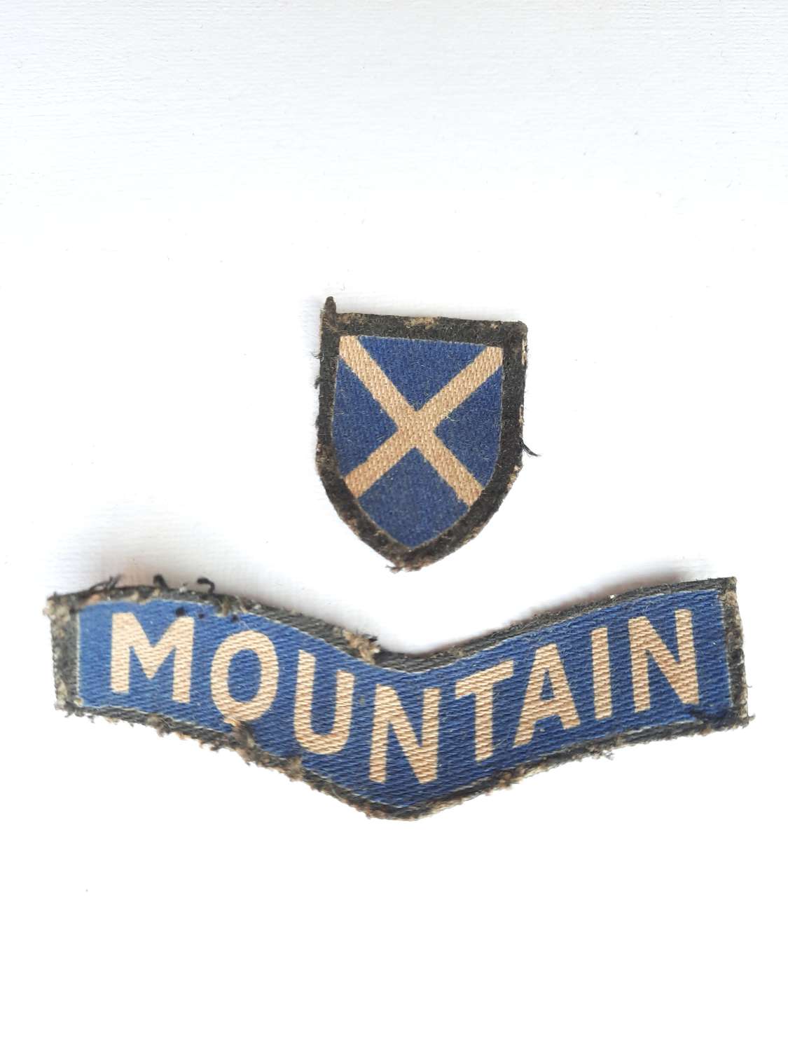 WW2 52nd Lowland Division (Mountain) Printed Patches