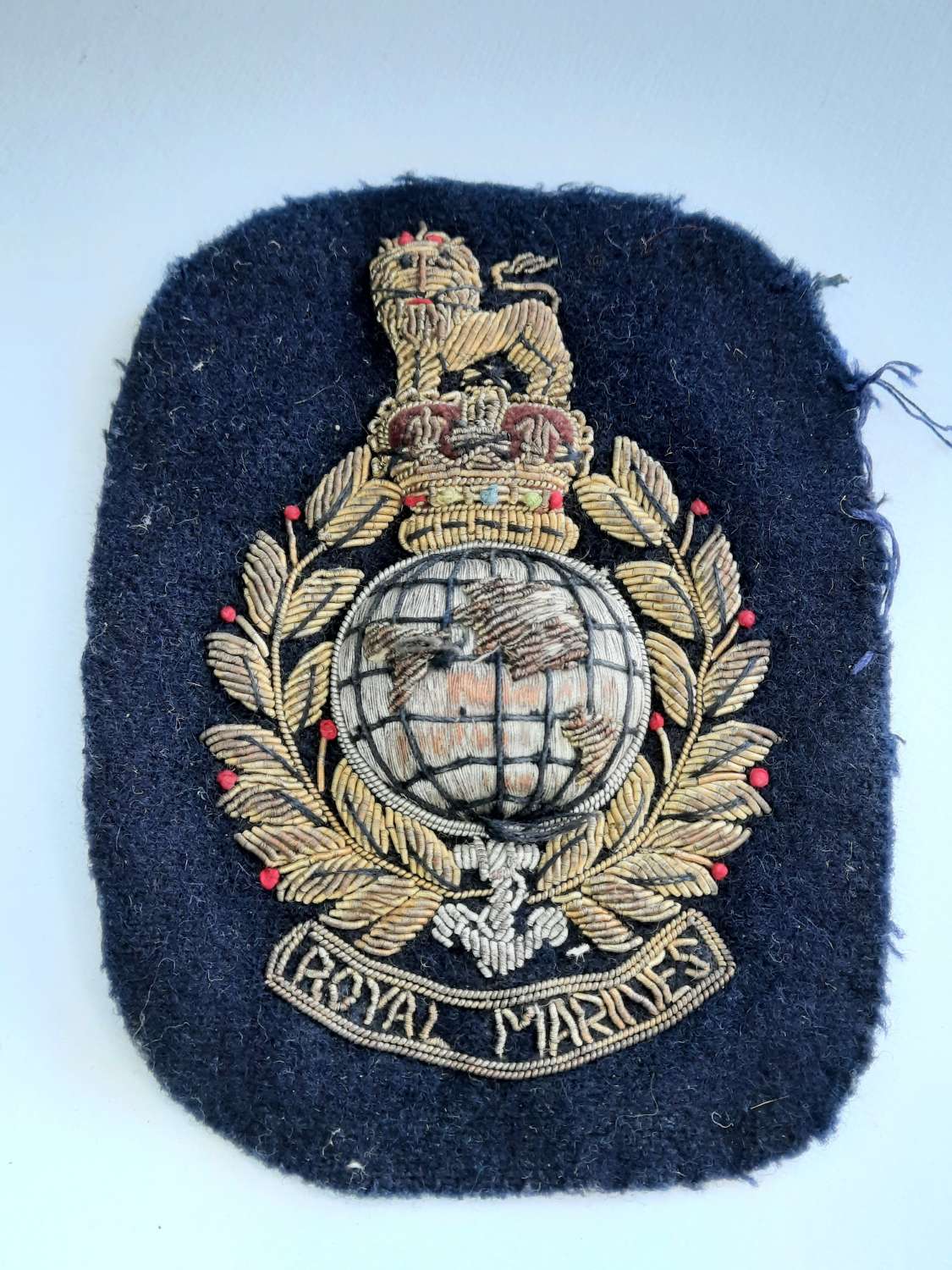 Vintage Royal Marines Blazer Badge
