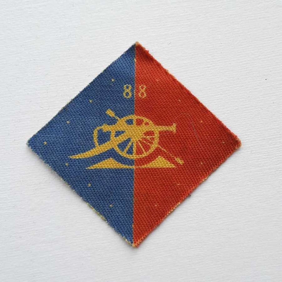 88th Army Group Royal Artillery Printed Patch