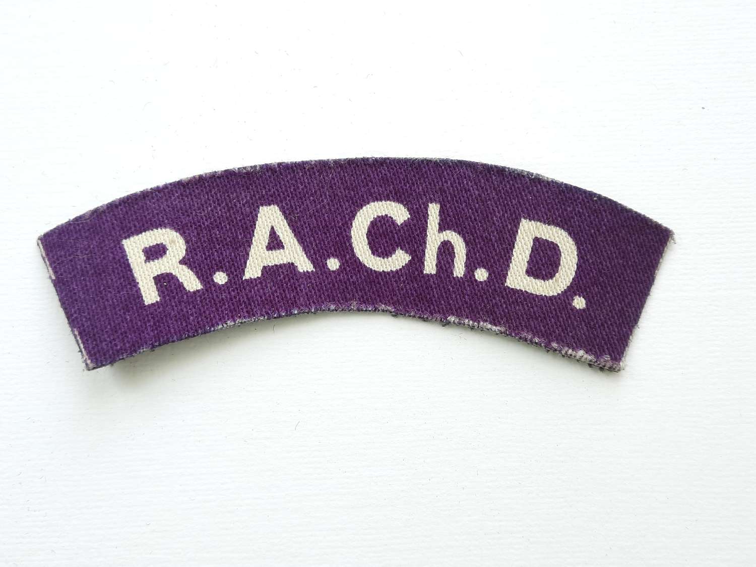 WW2 British Army Chaplain's Printed Shoulder Title