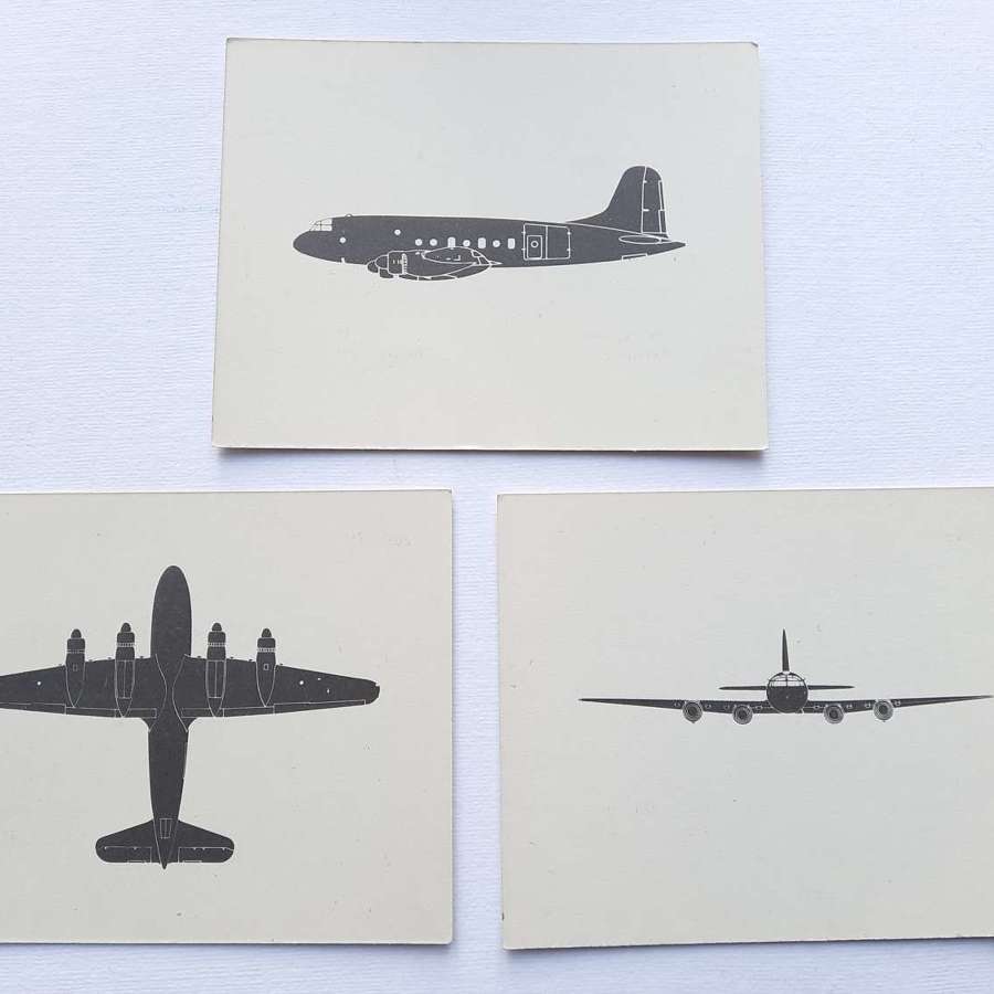 Handley Page Hastings Aircraft Recognition Cards