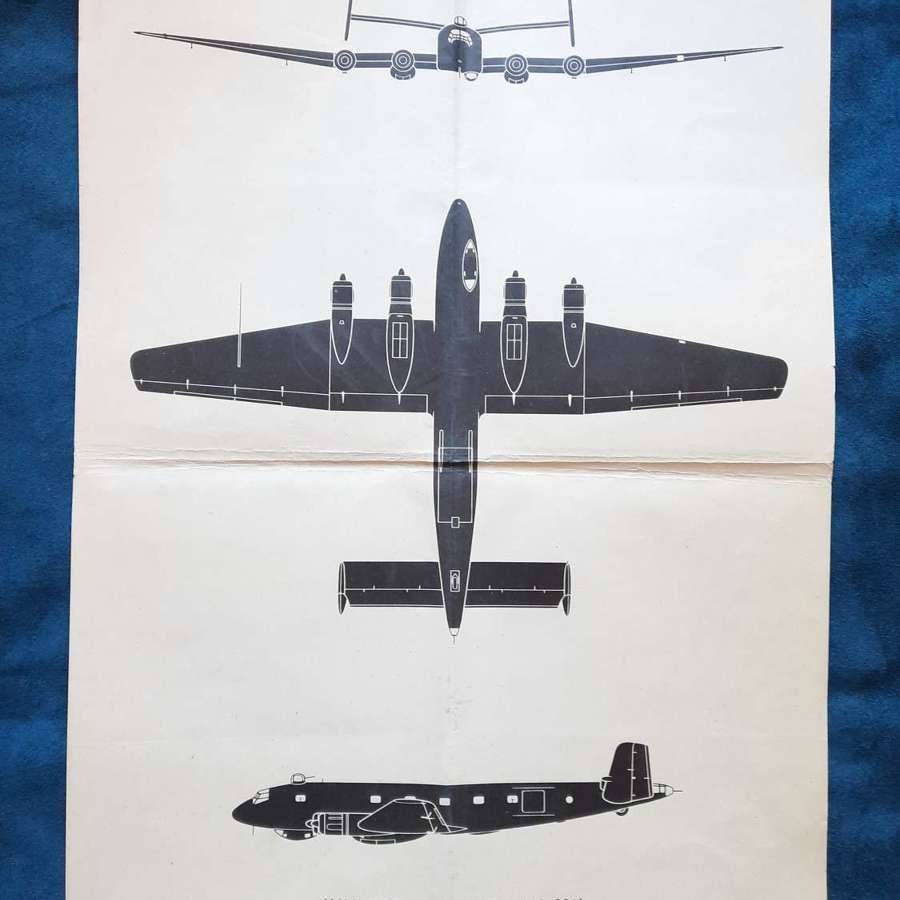 WW2 Junkers JU-290 Recognition Poster