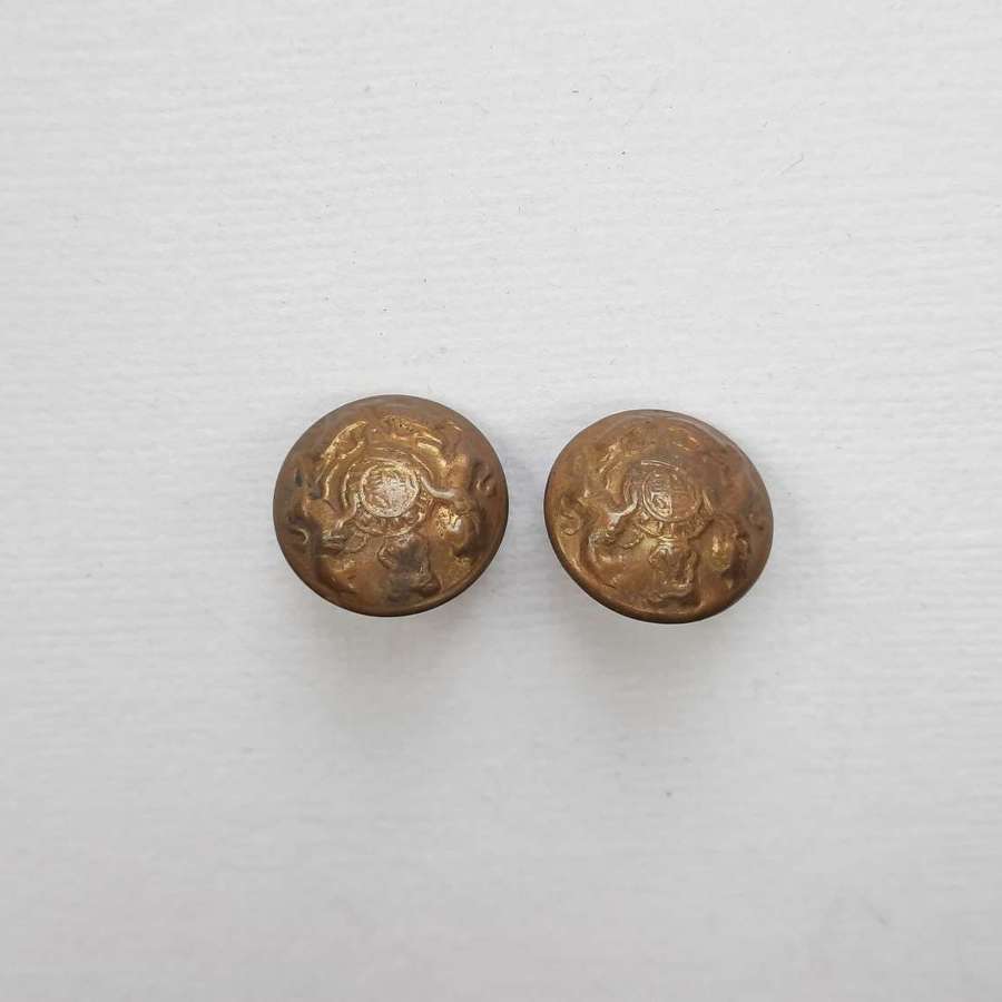 WW2 General Service Side Cap Buttons