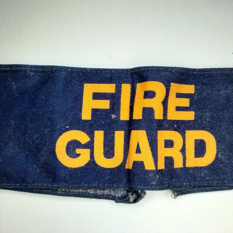 WW2 Civil Defence Fire Guard Armband