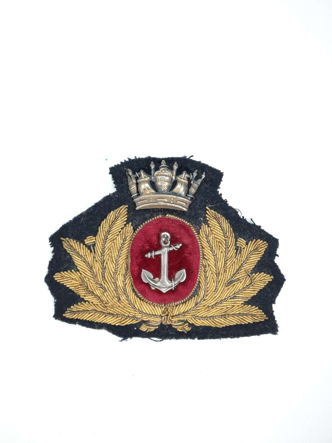 WW2 Merchant Navy Officer Cap Badge
