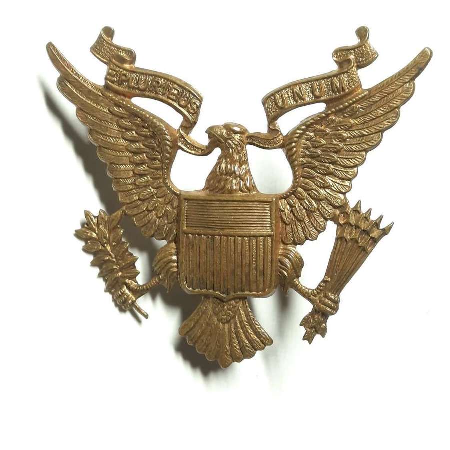 WW2 1st American Squadron Home Guard Cap Badge