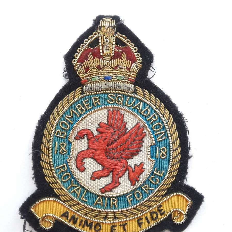 RAF 18 Squadron Blazer Badge