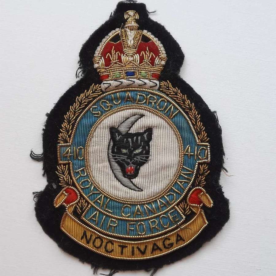 RAF 410 Squadron Blazer Badge