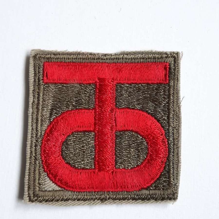 WW2 US 90th Infantry Division Patch