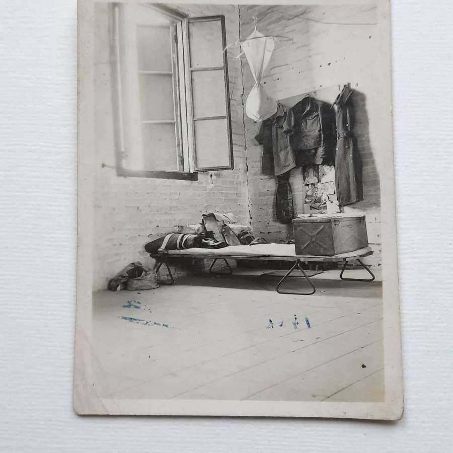 WW2 Photo of a Soldier's Bed at 'El Bullah'