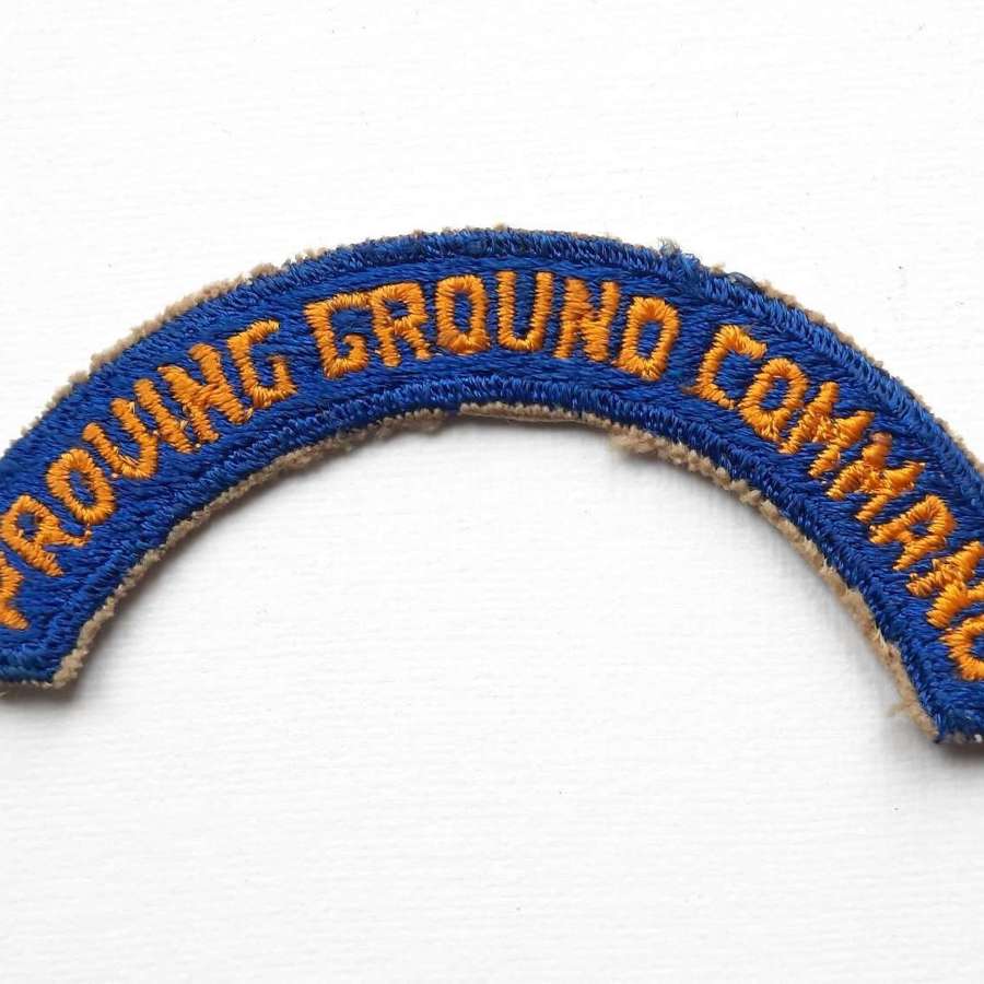WW2 USAAF Proving Ground Command Tab Patch